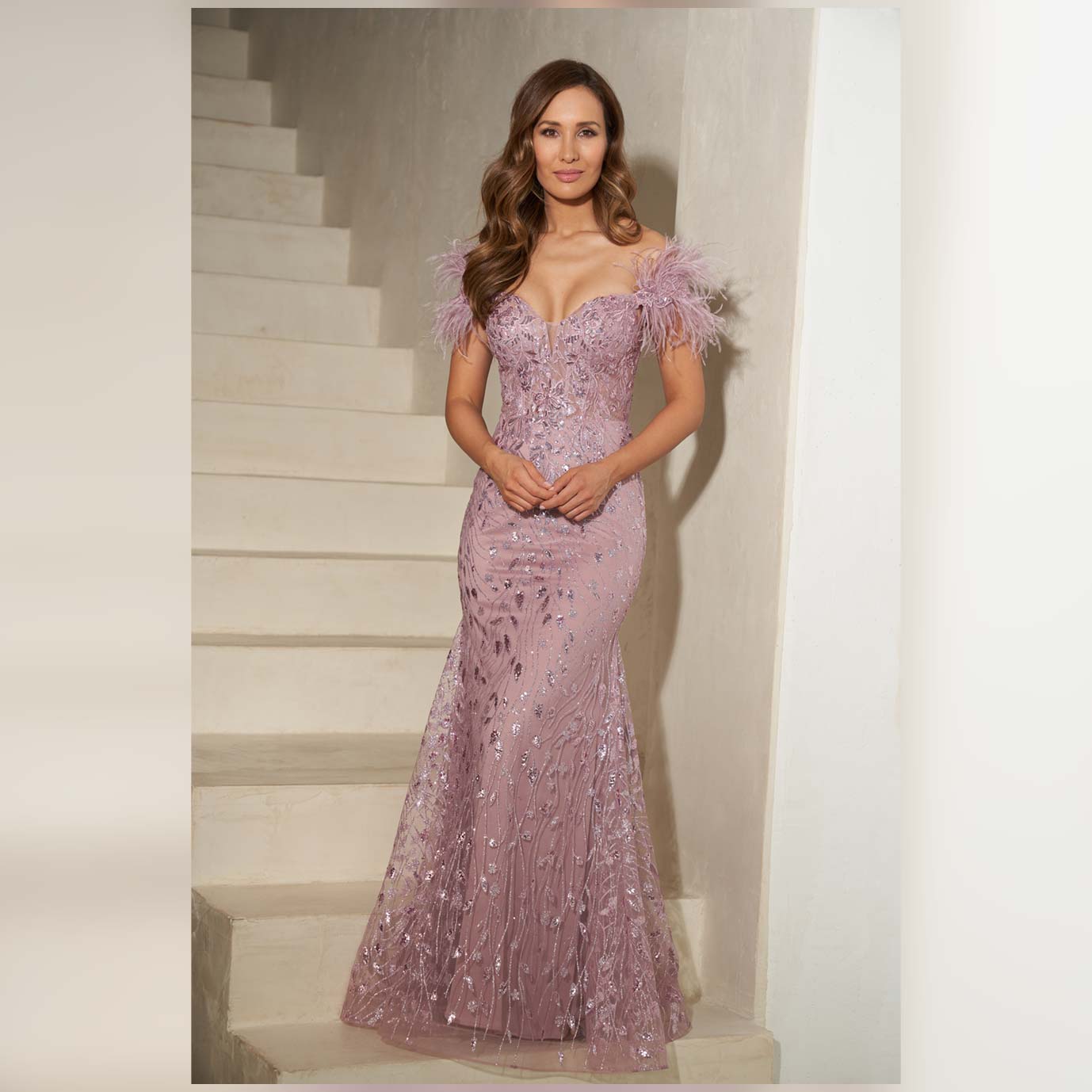 Funkelndes Abiballkleid